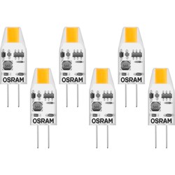 Osram G4 LED Steeklamp 1-10W Warm Wit 6-Pack