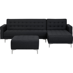 Beliani ABERDEEN - Modulaire Sofa-Grijs-Polyester