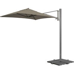 Madison - Parasol Murano - 180x180 - Taupe - exclusief paal