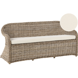 Beliani SUSUA - Tuinsofa-Natuurlijk-Rotan