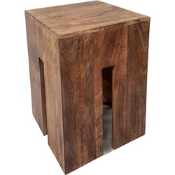 SVJ Kruk - 28x28x45 cm - Hout - Naturel