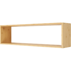 Koen bamboe wandplank naturel - 70 x 15 cm