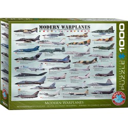 Eurographics Eurographics puzzel Modern Warplanes - 1000 stukjes