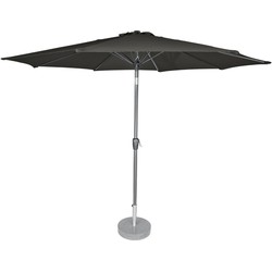 Kopu® Calma Parasol Rond 300 cm met Windvanger - Antraciet