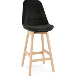 Halfhoge snackkruk MORISS MINI 48x56x103 cm Zwart
