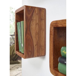 Pippa Design 3-delige wandplankenset boekenplank - hout