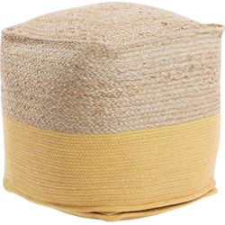 KIRAMA  - Poef - Beige - 44 cm - Katoen
