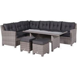 Blue Bird Lounge- diningset grijs