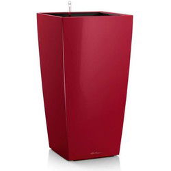 Bloempot - LEC - Cubico Premium 40 - Rood - Met waterreservoir - Complete set