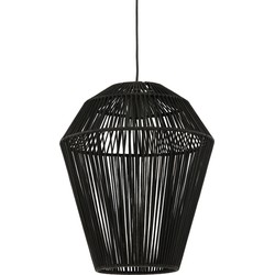 Light & Living - Hanglamp DEYA - Ø38x45cm - Zwart