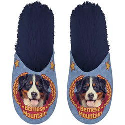 PANTOFFEL BERNESE MOUNTAIN DOG DONKERBLAUW MAAT 39-42