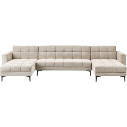 Beliani ALNES - Slaapbank-Beige-Polyester