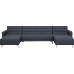 Beliani ABERDEEN - Modulaire Sofa-Grijs-Polyester