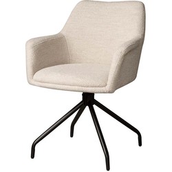 Tower living Ortana swivel armchair - Alpine naturel 01