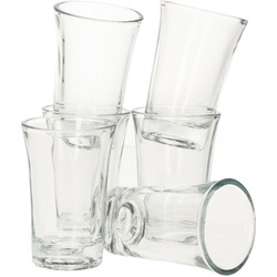 Shotjes/shotglazen/borrelglazen - 12x stuks - 40 ml - glas - Shotglazen