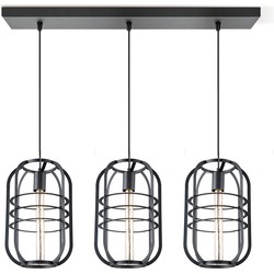 Home sweet home - hanglamp - 3L - zwart - Nero - industrieel