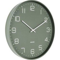 Wandklok Lofty - IJzer mat Groen - Ø40cm