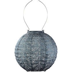 Solarlamp ro d20 cm folia grijs/blw