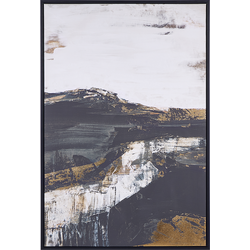 STATTE - Wanddecoratie - Zwart/Wit - Polyester