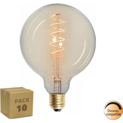 10 pack Highlight Traditionele Filament lamp Amber Dimbaar