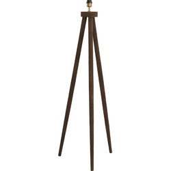 Light&living Vloerlamp driepoot 52x52x122 cm ILIAS hout mat donker bruin
