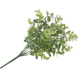 DK Design Kunstbloem Eucalyptus tak bundel - 33 cm - groen - Kunstbloemen