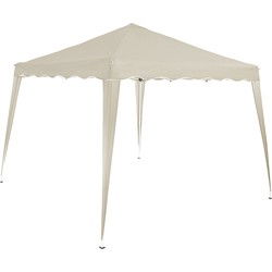 Vouwbare Party-tent Capri 3x3m Beige