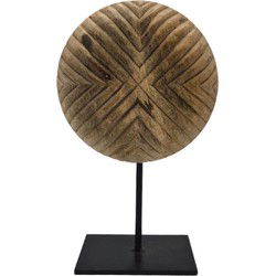 Houten Ornament op voet M
