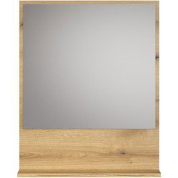 Wandspiegel met 1 plank L60 cm - PUREBLISS