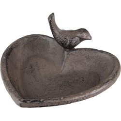 Clayre & Eef Vogelvoederbak Bruin IJzer