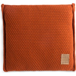 Knit Factory Jesse Sierkussen - Terra - 50x50 cm - Inclusief kussenvulling