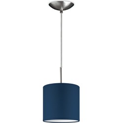 hanglamp tube deluxe bling Ø 16 cm - blauw