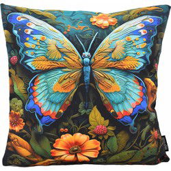 Sierkussen Vlinder #1 | 45 x 45 cm | Katoen/Polyester