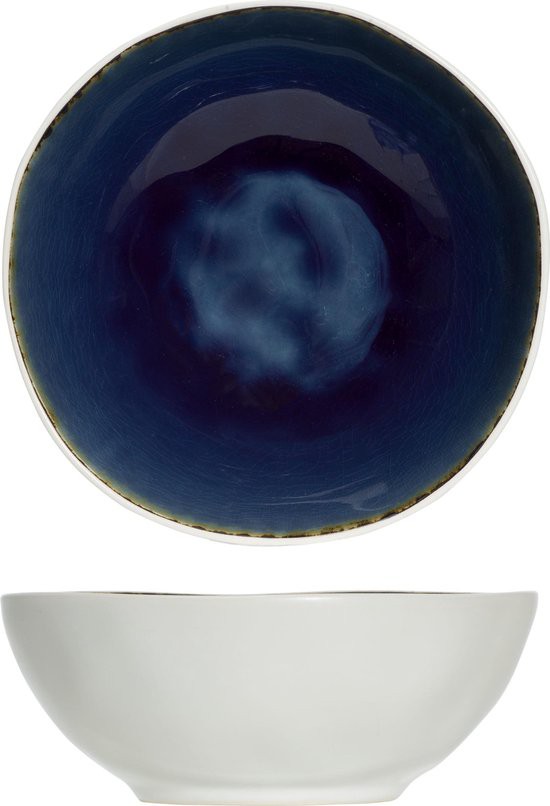Cosy&Trendy Spirit Blue Kommetje - Ø 17 cm x 6.5 cm - Set-6 - 