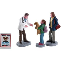 Charley the vet set of 4 - LEMAX