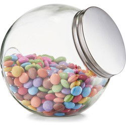 Zeller snoeppot - glas - 2200 ml - 18 x 12 cm - voorraadpot - Voorraadpot
