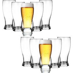 Glasmark Bierglazen - 12x - fluitje - 500 ml - glas - speciaal bier - Bierglazen