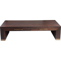 PTMD Salontafel Tiess - 165x80x40 cm - Hout - Bruin