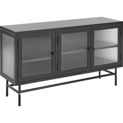 DEVON - Sideboard - Zwart - Staal