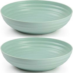Plasticforte Kommetjes/schaaltjes - 4x - 22 x 5.5 cm - mintgroen - Kommetjes