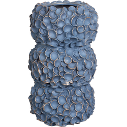 MUZAKI - Bloempot - Blauw - Magnesium