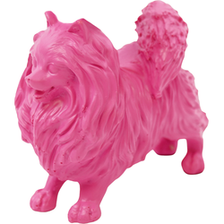 Ornament - Pomeranian  - Pink - 10.5x5x9cm