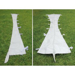 Regengoot PVC voor Pagodetent 5 mtr