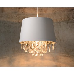Luxo witte hanglamp diameter 30 cm 1xE27
