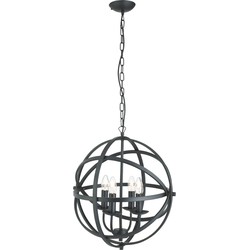 Hanglamp Orbit Metaal Ø45cm Zwart
