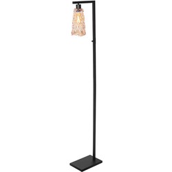 Steinhauer vloerlamp Vidrio - zwart - metaal - 3838ZW