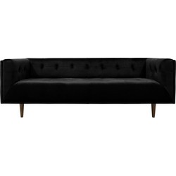 Kick Velvet Bank Bobbi - Zwart
