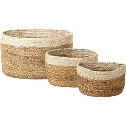 Beliani TAJORI - Mand-Natuurlijk-Jute