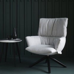 Fauteuil en tissu 75 cm - MARTIN