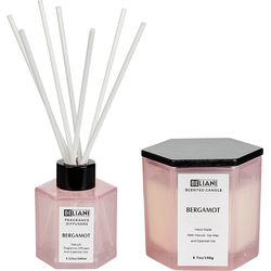 Beliani CLASSY TINT - Geurkaars-Roze-Soja wax
